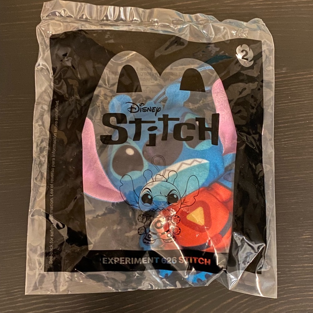 🔸Disney Stitch ‘Experiment 626 Stitch’ McDonald’s Happy Meal Toy🔸